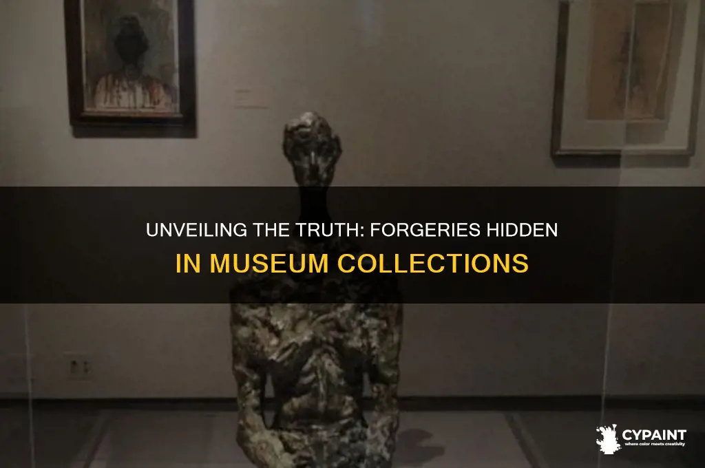 how many paintings in museums are forgeries