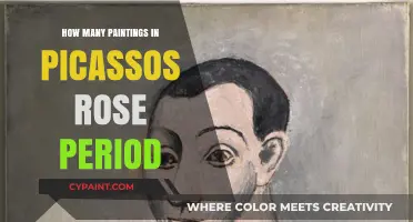 Exploring Picasso's Rose Period: Counting the Masterpieces Within