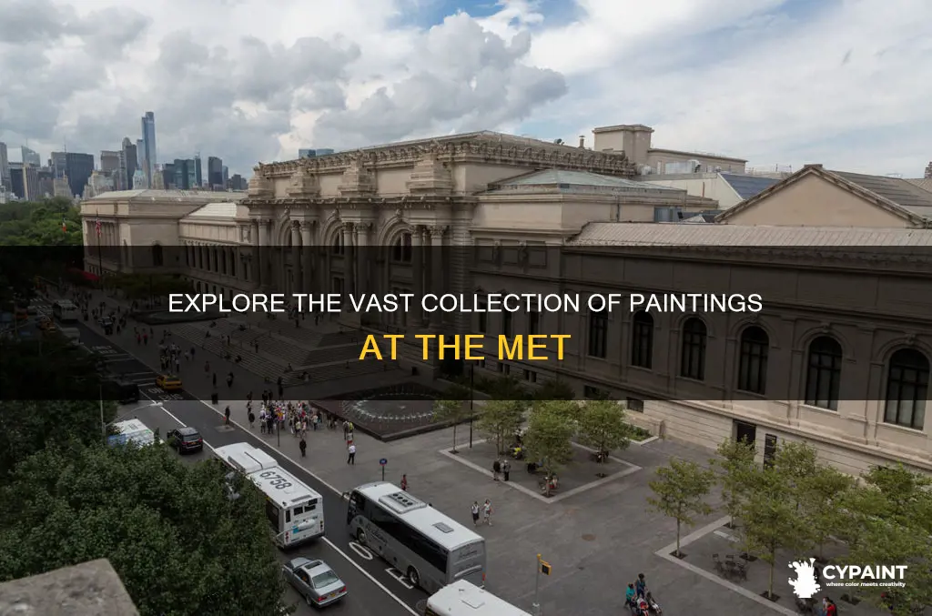how many paintings in the metropolitan museum of art