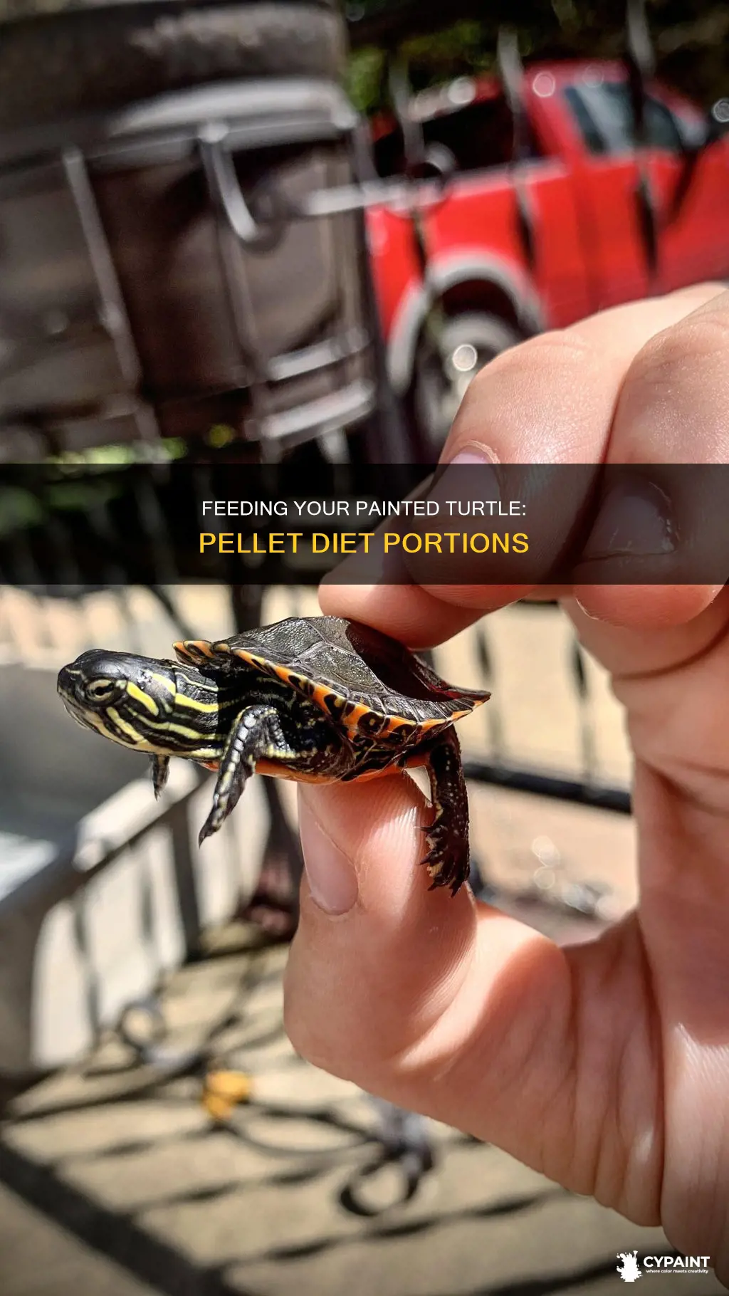 how many pellets should i feed my painted turtle