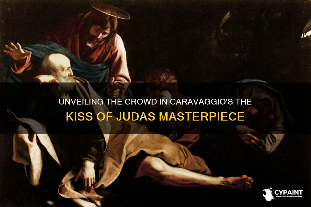 how many people are in the kiss of judas painting