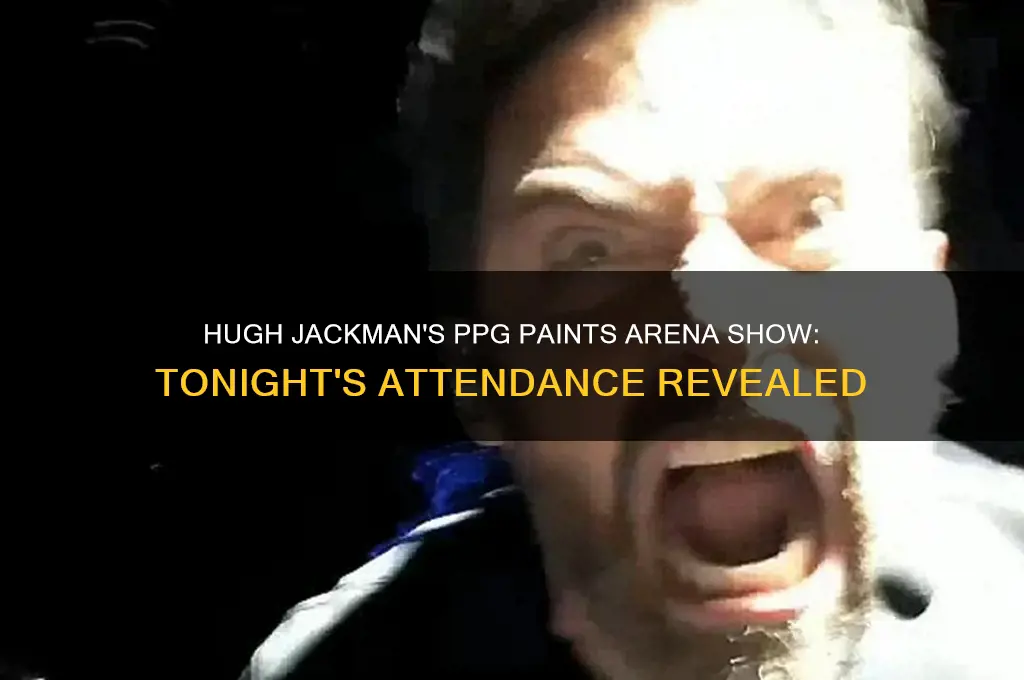 how many people attended hugh jackman at ppg paints tonight