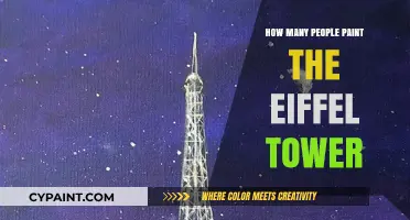 How Many People Paint the Eiffel Tower Annually?