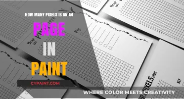 Pixels to Perfection: A4 Page in Paint