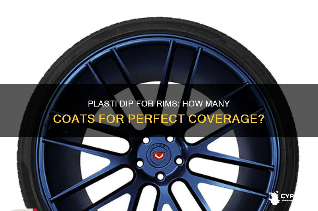 how many plasti dip to paint rims