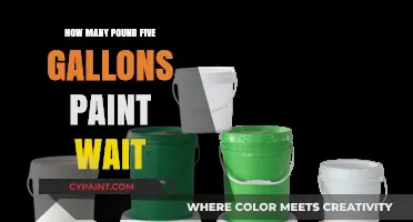 How Much Does Five Gallons of Paint Weigh in Pounds?