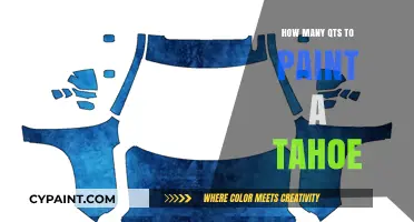 How Many Quarts of Paint Are Needed for a Chevy Tahoe?