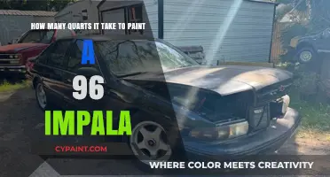 Painting a 1996 Impala: Quart Estimates for a Flawless Finish