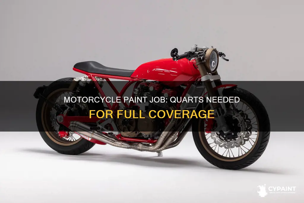 how many quarts of paint to paint a motorcycle