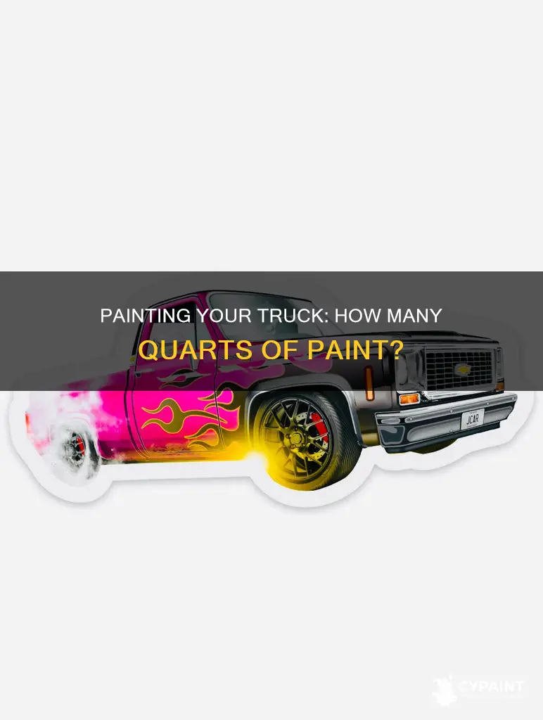how many quarts of paint to paint a truck