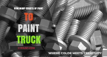 How Many Quarts of Paint Are Needed to Paint a Truck?