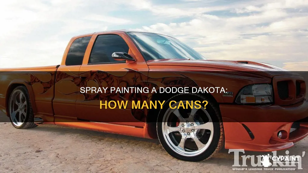 how many rattle can to paint a dodge dakota