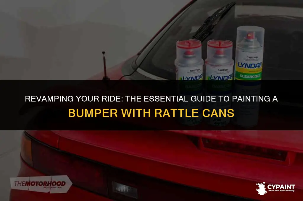 how many rattle cans to paint a bumper