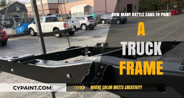 Spraying a Truck Frame: How Many Cans Are Needed?