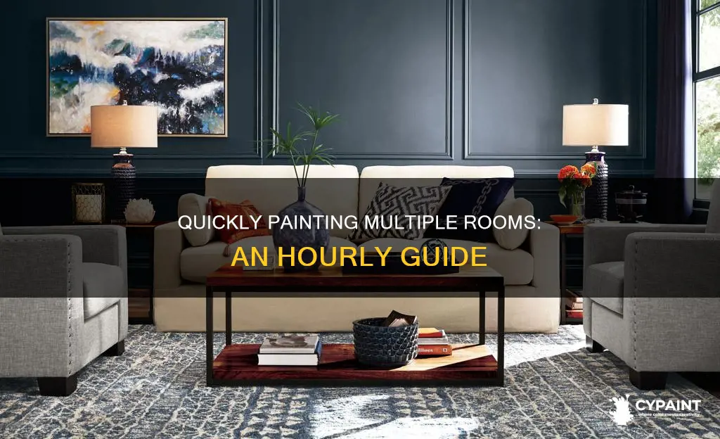 how many rooms can you paint in 1 hour