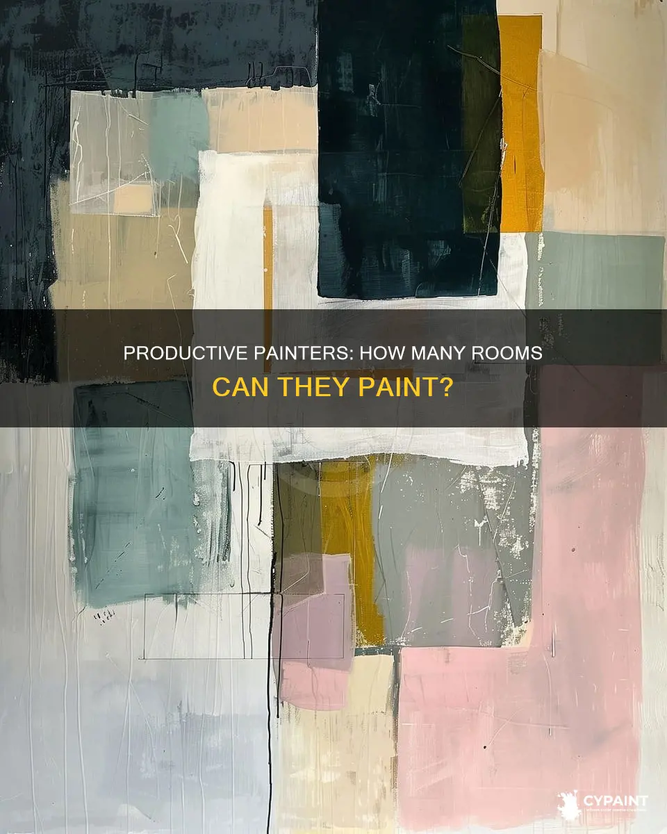 how many rooms could be painted by both workers