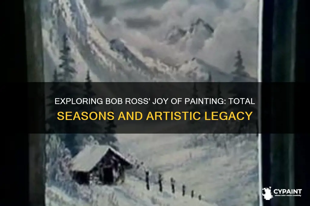 how many seasons bob ross joy of painting