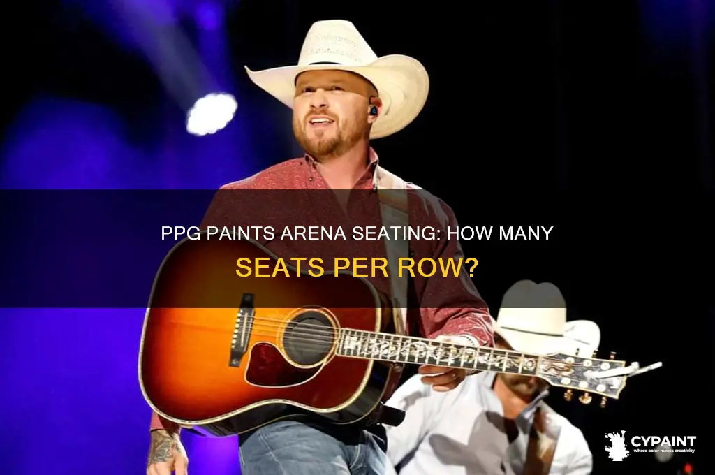 how many seats per row ppg paints arena