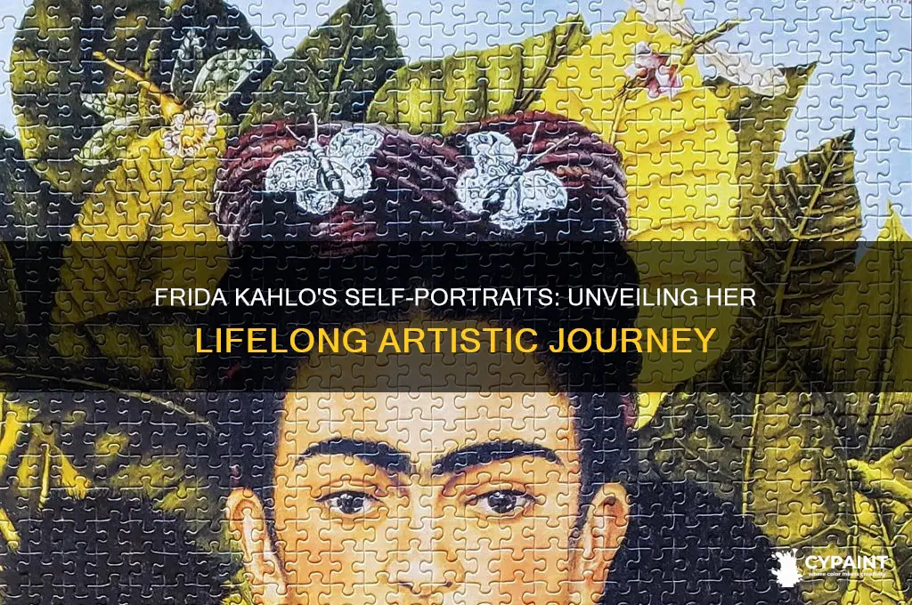 how many self-portraits did frida paint in her lifetime