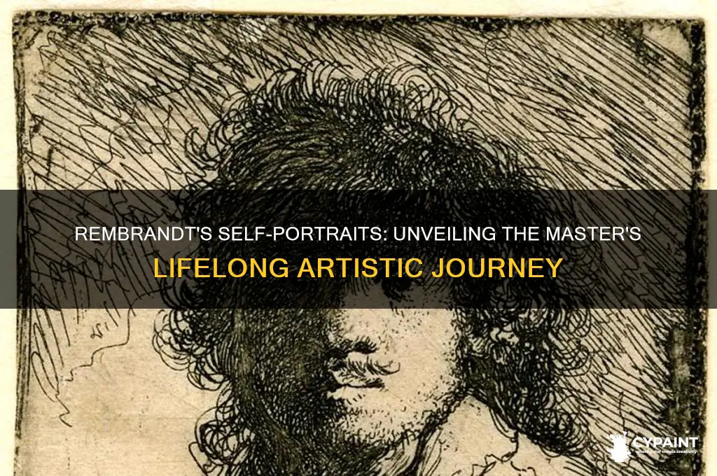 how many self-portraits did rembrandt paint