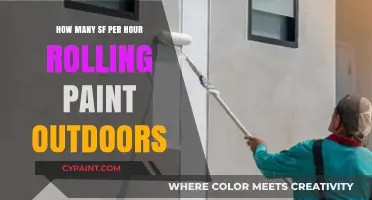 Efficient Outdoor Painting: Maximizing Square Feet per Hour with Rolling Techniques