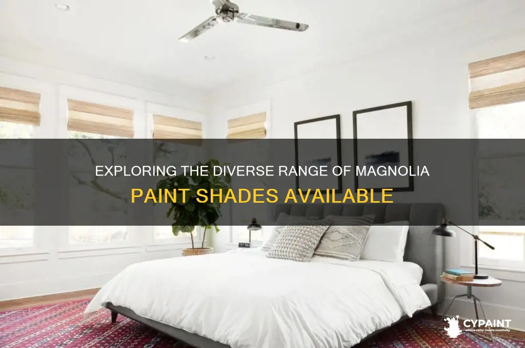 how many shades of magnolia paint are there