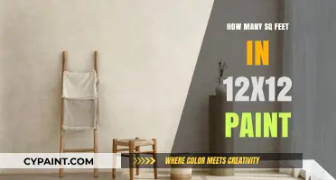Calculating Paint Coverage: How Many Square Feet in a 12x12 Room?