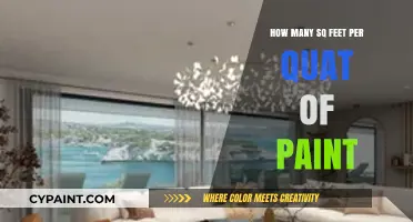 Calculating Paint Coverage: How Many Square Feet Per Quart?