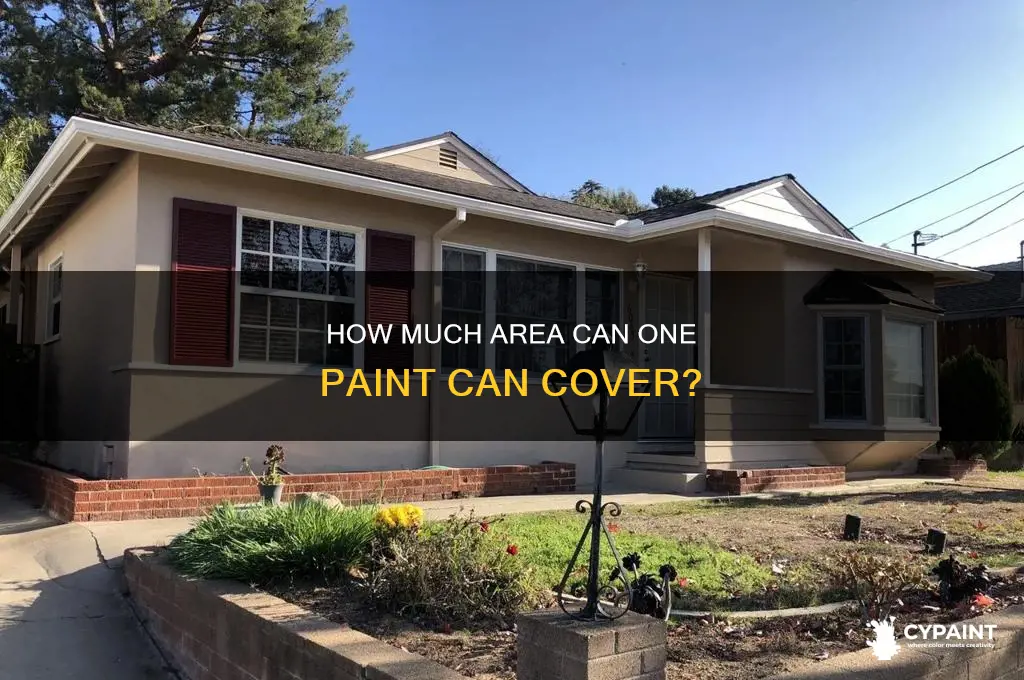 how many sq ft does a can of paint cover