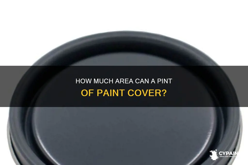how many sq ft does a pint of paint cover