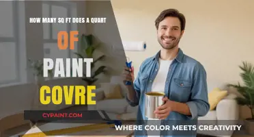 Quart of Paint Coverage: How Many Square Feet Can It Cover?