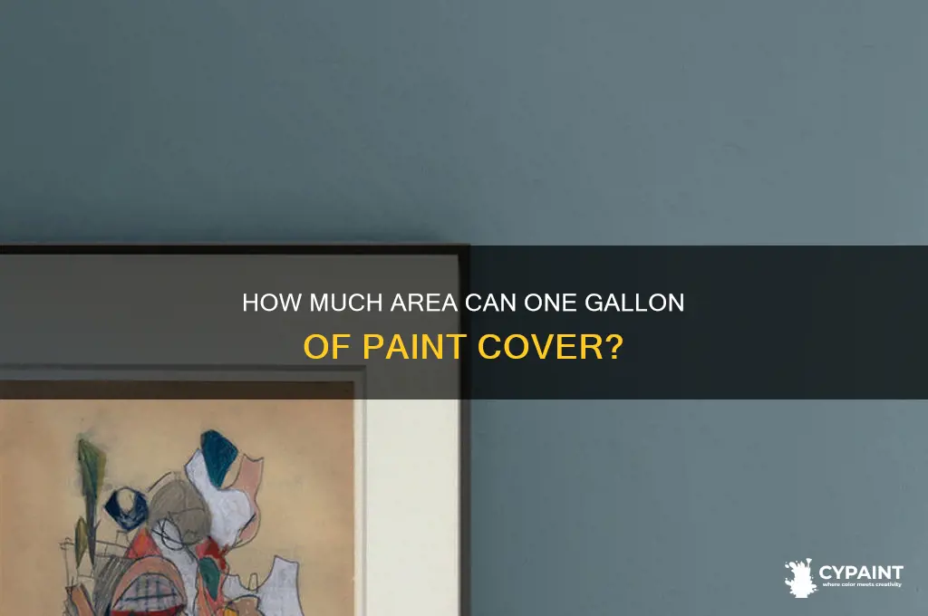 how many sqare feet does a gallon of paint cove