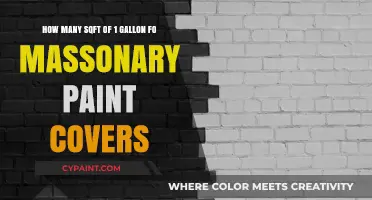 Masonry Paint Coverage: How Much Area Does 1 Gallon Cover?