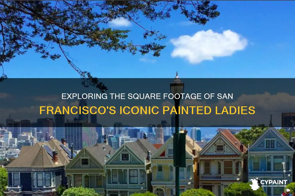 how many square feet are the painted ladies