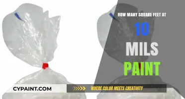 Calculating Paint Coverage: Square Feet at 10 Mils Thickness