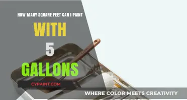 Maximize Your Paint Coverage: 5 Gallons Square Footage Guide