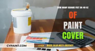 Estimating Paint Coverage: How Far Does 40 Oz of Paint Go?