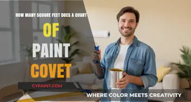 Quart of Paint Coverage: How Many Square Feet Can It Cover?