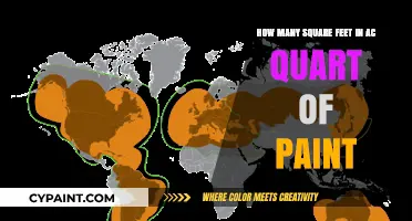 Paint Coverage: Quart to Square Footage