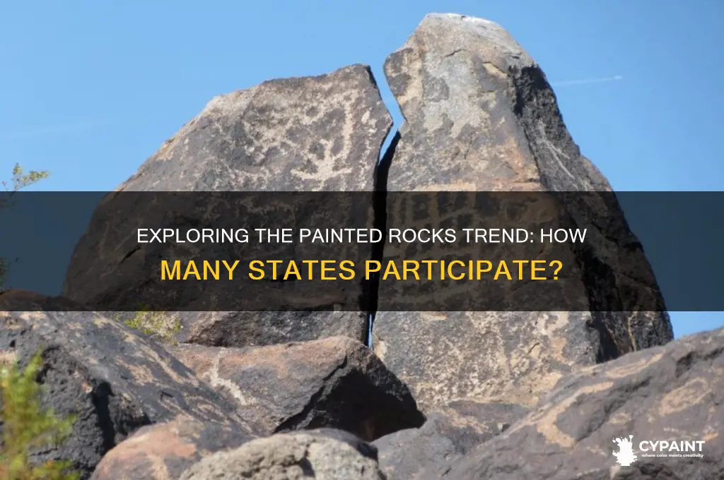 how many staes have the painted rocks
