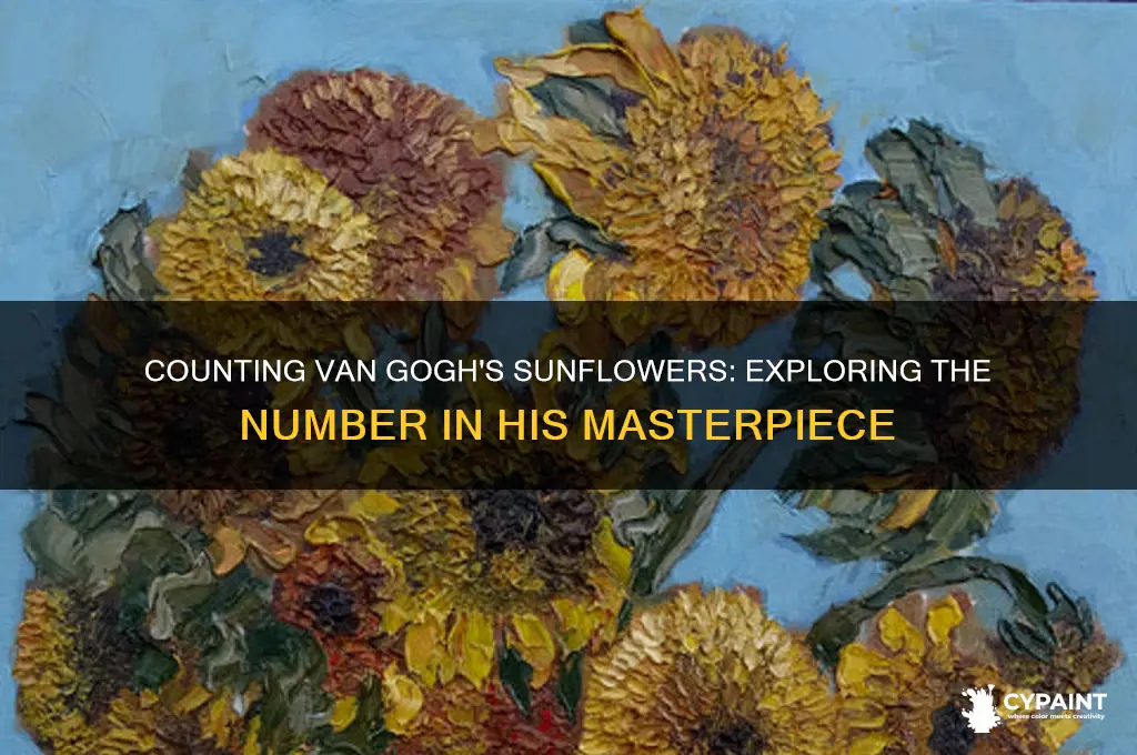 how many sunflowers are in van gogh painting