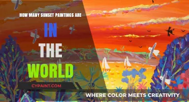 Exploring the Global Count of Sunset Masterpieces in Art