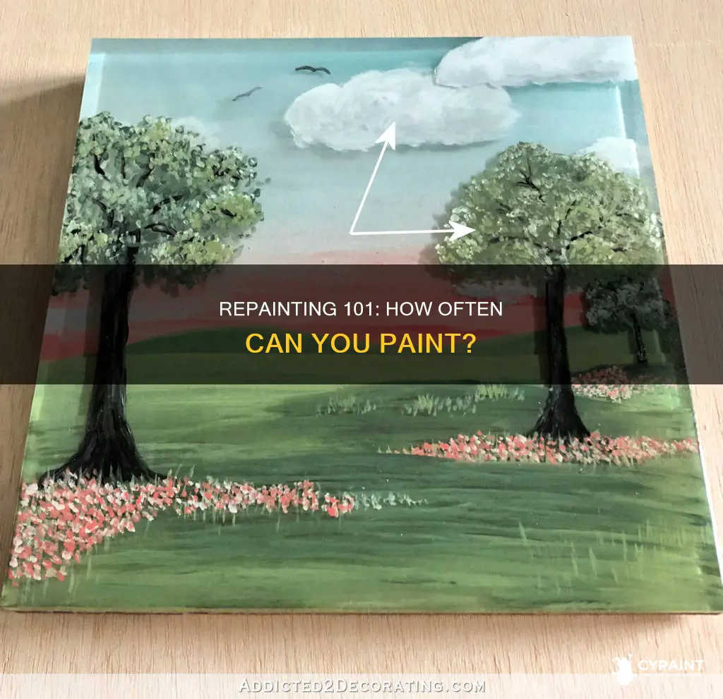 how many times can i paint the same area
