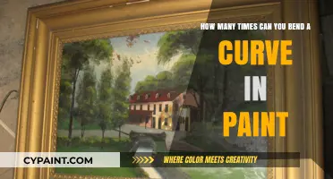 Exploring Paint's Limits: How Often Can You Bend a Curve?
