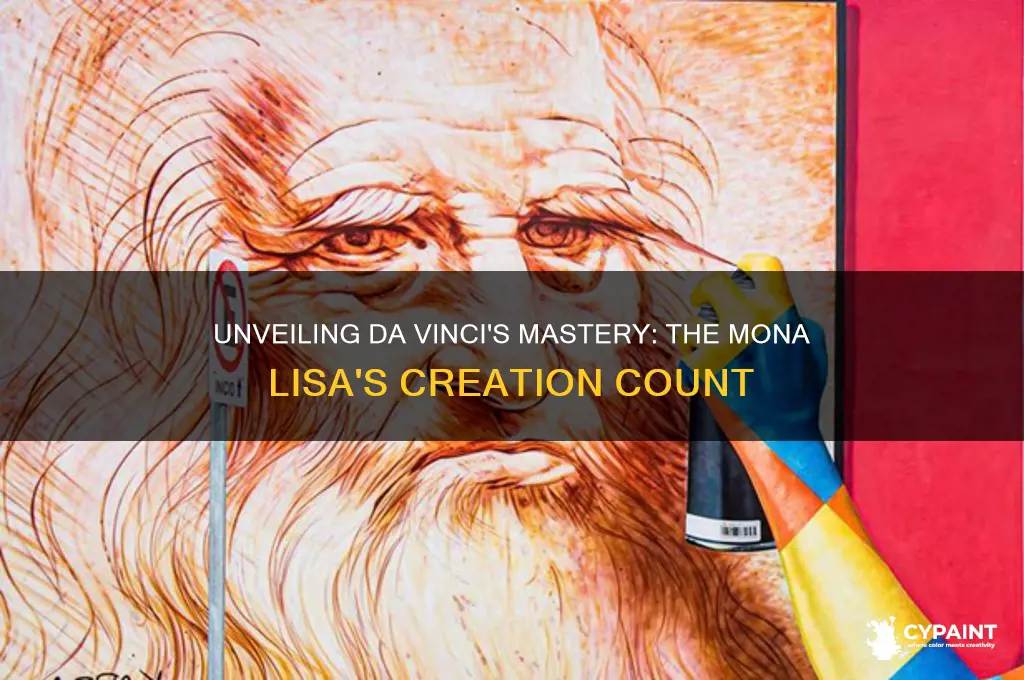 how many times did da vinci paint the mona lisa