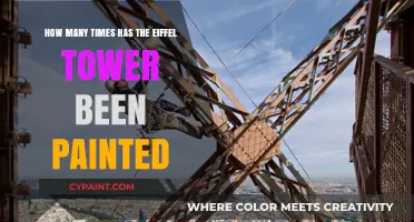 The Many Layers of the Eiffel Tower's Paint