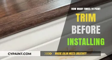 Painting Trim: Optimal Coats Before Installation for a Flawless Finish