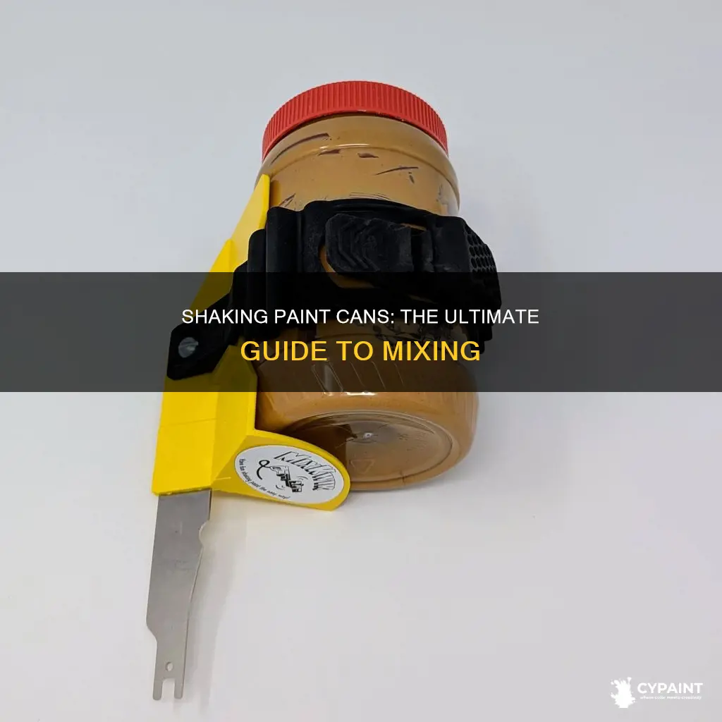 how many times to shake a can of paint