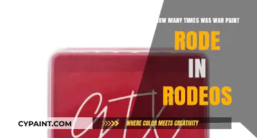 War Paint's Rodeo Appearances: A Comprehensive Count