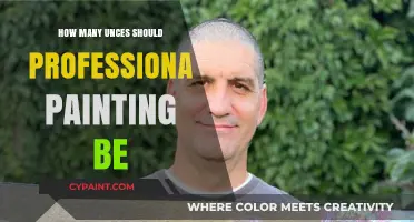 Professional Painting Standards: Ideal Ounce Measurements for Quality Artworks